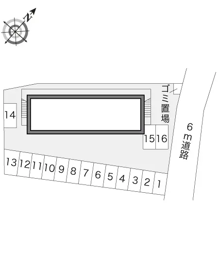 ★手数料０円★さいたま市西区土屋　月極駐車場（LP）